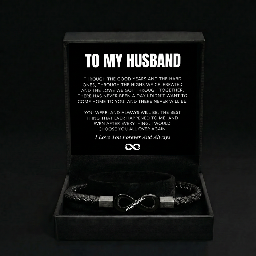 "To My Husband - Infinity Personalized Bracelet