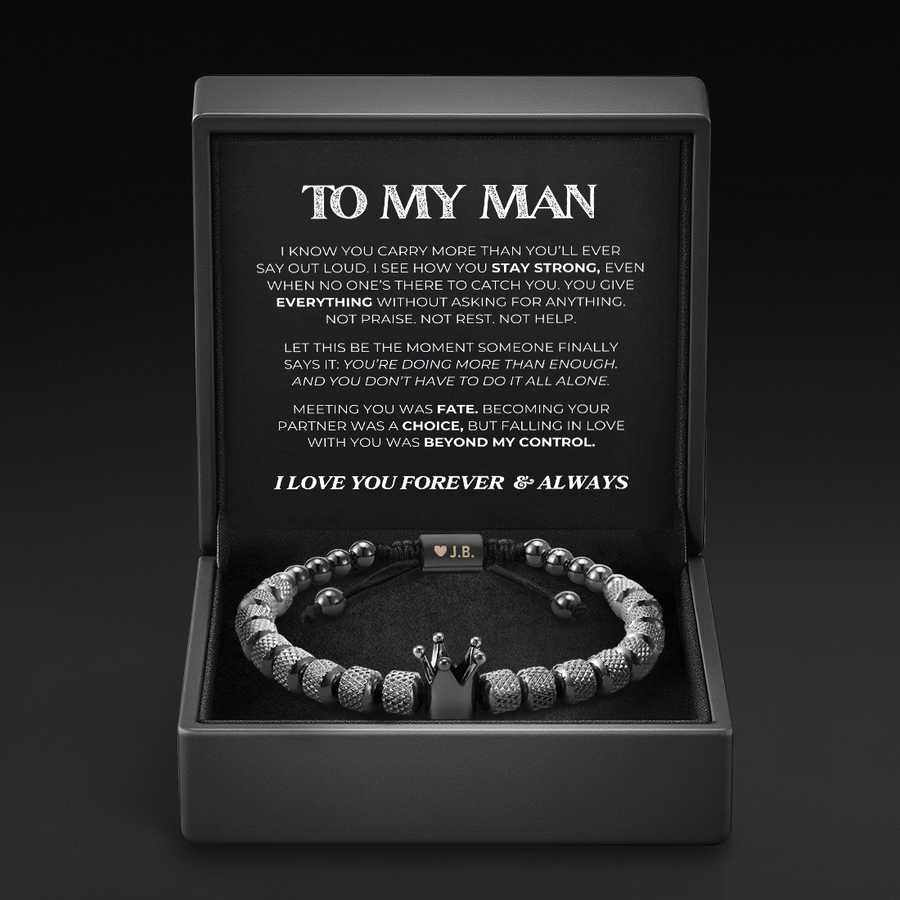 Straighten Your Crown - Personalized Crown Bracelet