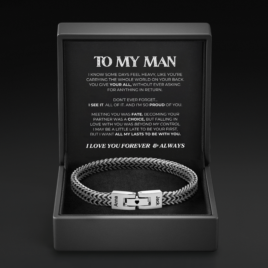 Linked Together Forever - Personalized Bracelet