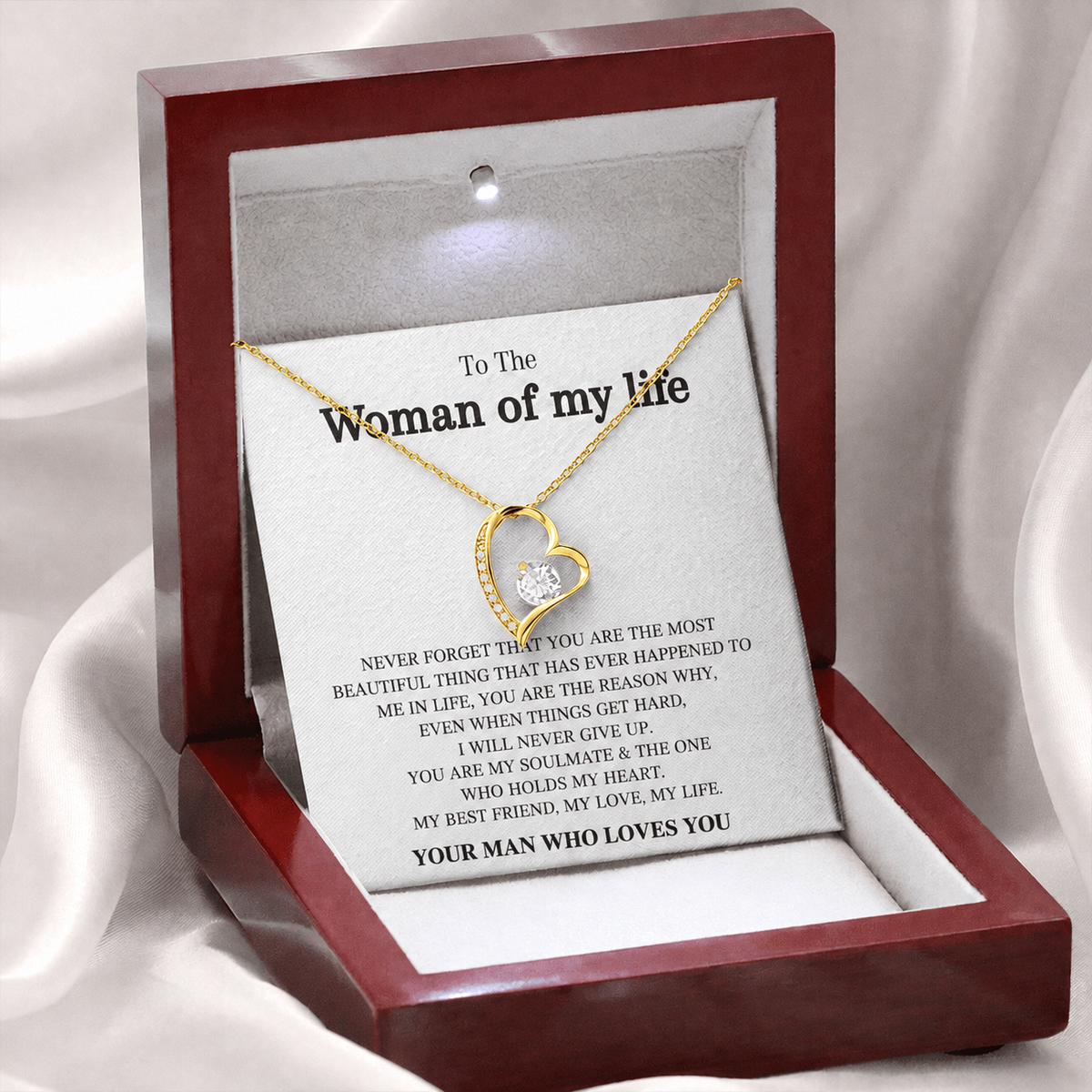 Eternal Love Necklace - The woman of my life