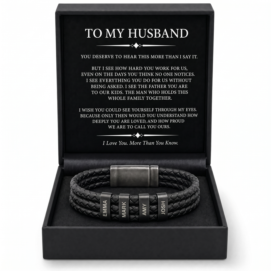 Family Forever - Onyx Personalized Bracelet