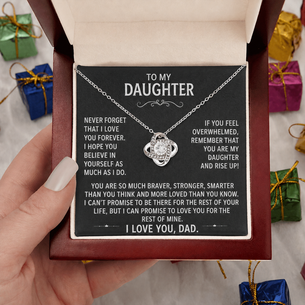 To my Daughter - Eternal Love Engraved