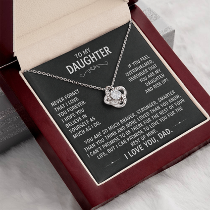 To my Daughter - Eternal Love Engraved