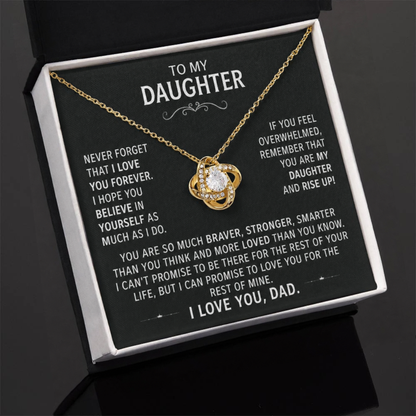 To my Daughter - Eternal Love Engraved