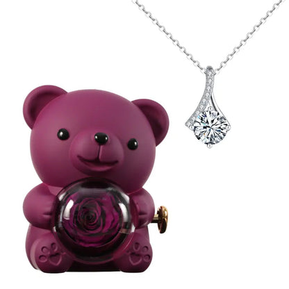 Eternal Rose - Heart Necklace