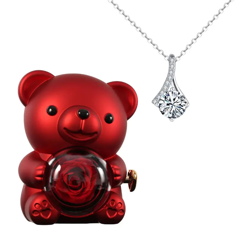 Eternal Rose - Heart Necklace