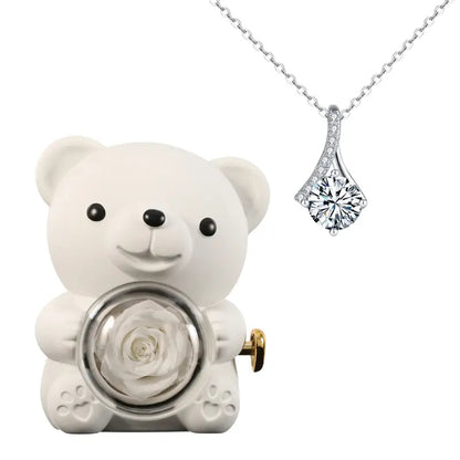 Eternal Rose - Heart Necklace