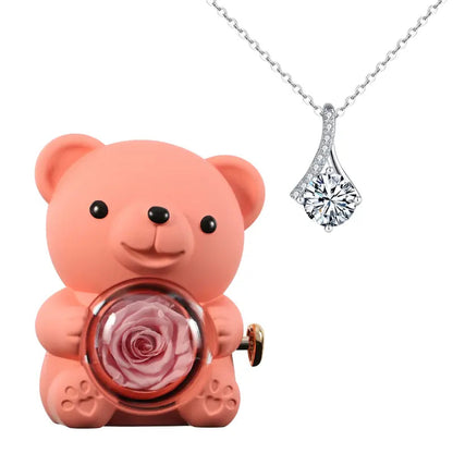 Eternal Rose - Heart Necklace