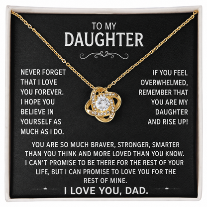 To my Daughter - Eternal Love Engraved