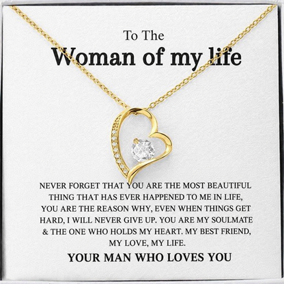 Eternal Rose Gift Box & Love Necklace