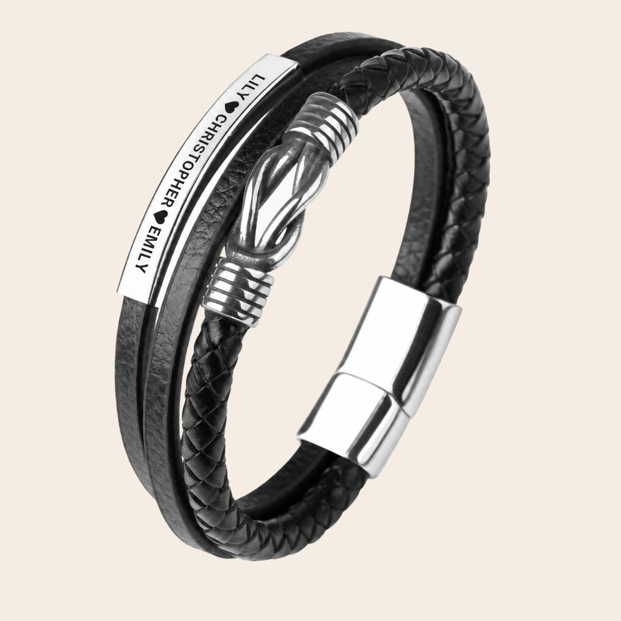 Forever Linked Engraved Bracelet