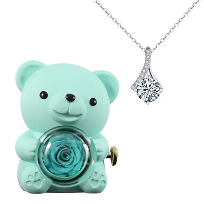 Eternal Rose - Heart Necklace