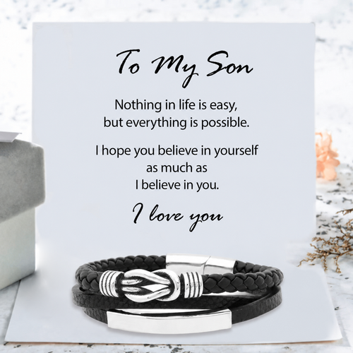 To my Son - Infinity Bracelet