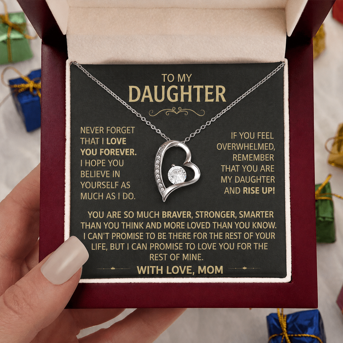 To my Daughter - I Love You, From Mom