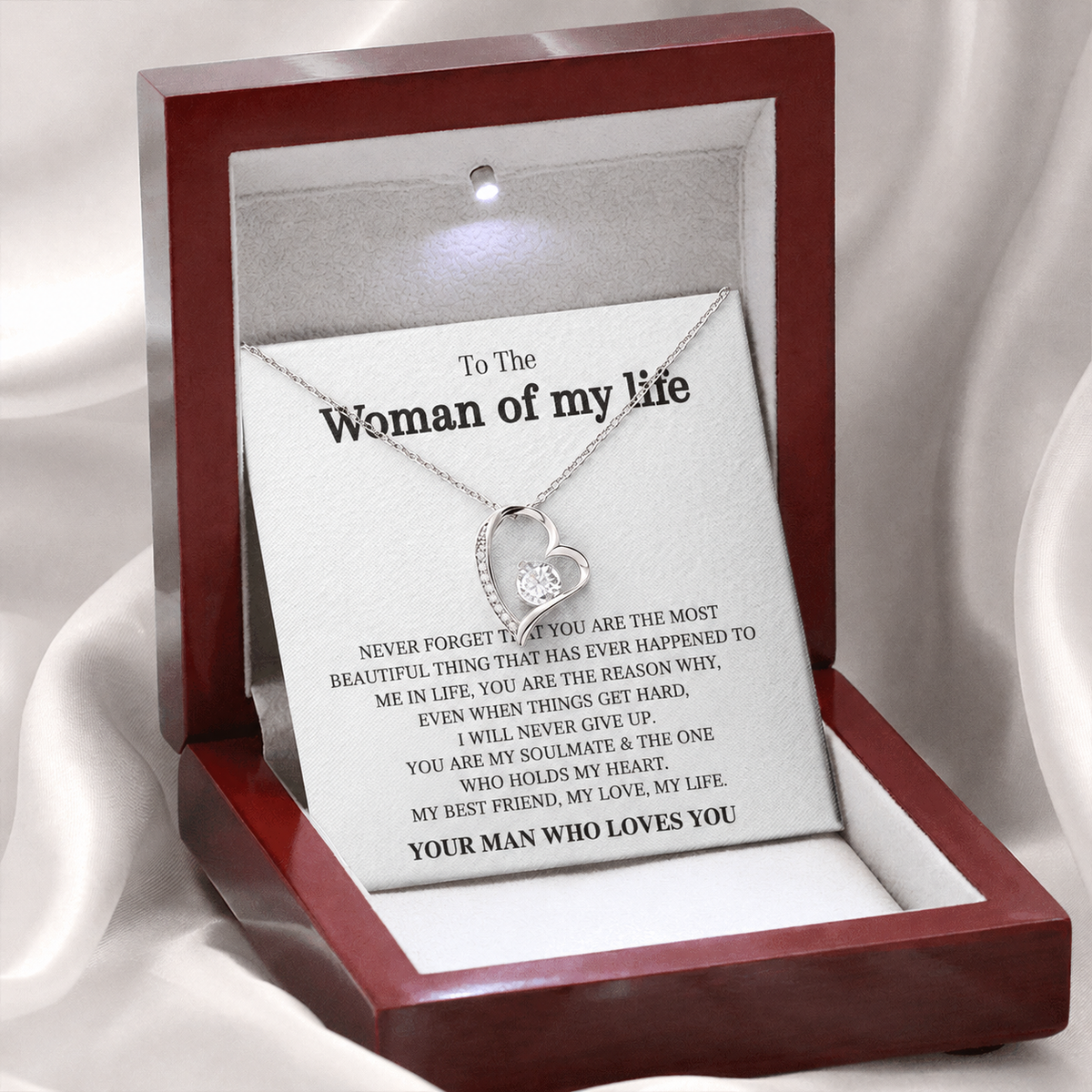 Eternal Love Necklace - The woman of my life
