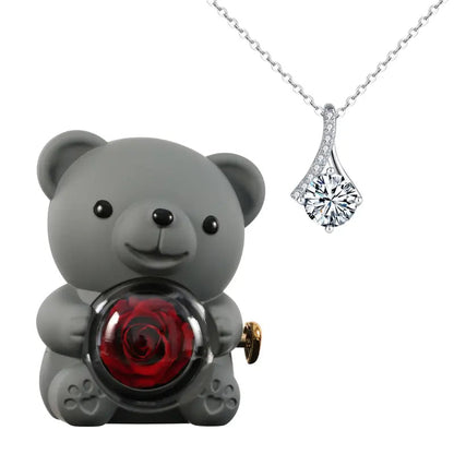 Eternal Rose - Heart Necklace